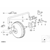 BMW Power Brake Booster (535i 525i) - Genuine BMW 34331160624