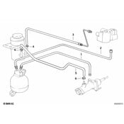 BMW Pipeline With Pressure Hose - Genuine BMW 34331163944
