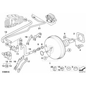 BMW Vacuum Hose - Genuine BMW 34331165496