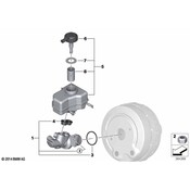 BMW Brake Master Cylinder - Genuine BMW 34336785662