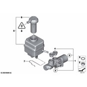 BMW Brake Master Cylinder - Genuine BMW 34336796729