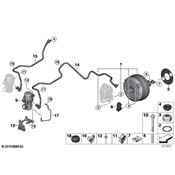 BMW Holder Vacuum Pump - Genuine BMW 34336855658