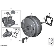 BMW Power Brake Booster - Genuine BMW 34336889144