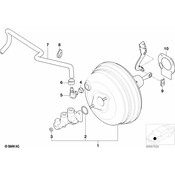 BMW Vacuum Hose - Genuine BMW 34338025853