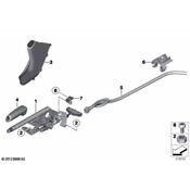 BMW Guide Tube Left - Genuine BMW 34406792264