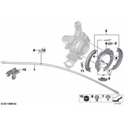 BMW Parking Brake Cable - Genuine BMW 34406857639