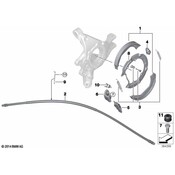 BMW Parking Brake Support Bolt  - Genuine BMW 34417847983