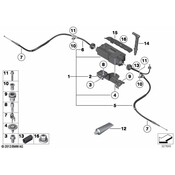 BMW Parking Brake Actuator - Genuine BMW 34436882005