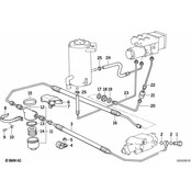 BMW Return Line With Pressure Hose (M12X1) - Genuine BMW 34511140559