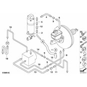 BMW Pipe (M10) - Genuine BMW 34512282279
