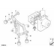 Mini Cooper ABS Hydraulic Assembly - Genuine Mini 34512460458