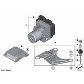 BMW ABS Hydraulic Assembly - Genuine BMW 34516876912