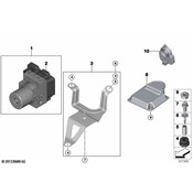 BMW ABS Control Module - Genuine BMW 34516884732