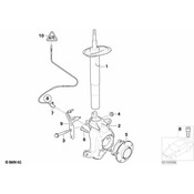 BMW Cable Bracket Left - Genuine BMW 34526760049