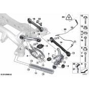BMW Rear Abs-Bva Tube Bracket - Genuine BMW 34526778391
