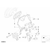 BMW Bracket F Stop Light And Clutch Switch - Genuine BMW 35101165693