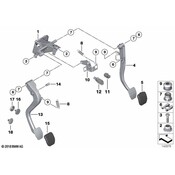 BMW Brake Pedal - Genuine BMW 35205A41067