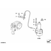 BMW Bowden Cable Ads 2 (L=300Mm/Pbx) - Genuine BMW 35411162648