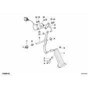 BMW Accelerator Pedal Potentiometer Lever - Genuine BMW 35416752973