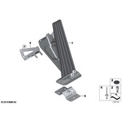BMW Holder Accelerator Pedal Module Bottom - Genuine BMW 35426855713
