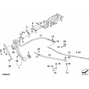 BMW Rubber Pad - Genuine BMW 35511161137