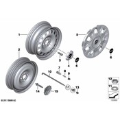 MINI Spare Wheel Retainer - Genuine MINI 36106781466