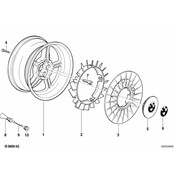 BMW Fillister Head Screw (M6X30) - Genuine BMW 36112226326