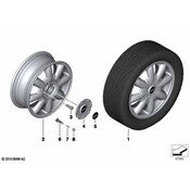 Mini Wheel Cap - Genuine Mini 36131512574