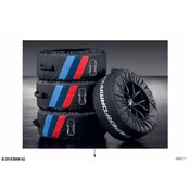 BMW M Performance Tire Bags - Genuine BMW 36132461758