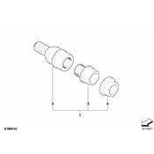 BMW Adaptor With Code - Genuine BMW 36136752768