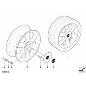 MINI Wheel Cap - Genuine MINI 36136770999