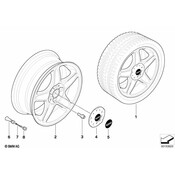 MINI Wheel Cap - Genuine MINI 36136771001