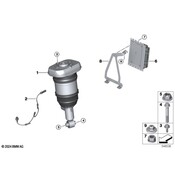 BMW Air Shock Absorber - Genuine BMW 37105A5BE15