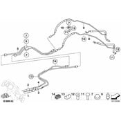 BMW Pressure Hose Assy - Genuine BMW 37106780568
