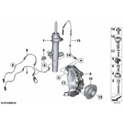 BMW Strut Assembly - Genuine BMW 37106850268