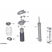 Mini Shock Absorber - Genuine Mini 37106877892