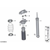 Mini Shock Absorber - Genuine Mini 37106886486