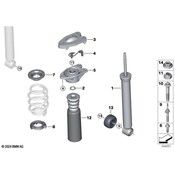 BMW Shock Absorber - Genuine BMW 37106886494