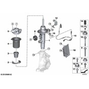 BMW Suspension Strut - Genuine BMW 37106889312