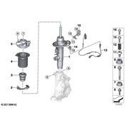BMW Suspension Strut - Genuine BMW 37106895201