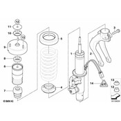 BMW Strut Assembly (E71) - Genuine BMW 37116794536