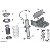 BMW Shock Absorber - Genuine BMW 37126872327