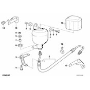 BMW Pressure Hose Assy Right - Genuine BMW 37132226818