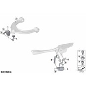 BMW Control Rod Rear - Genuine BMW 37146858050