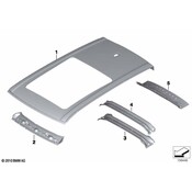 BMW Roof Header Panel - Genuine BMW 41007055084