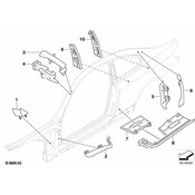 BMW Moulded Part Column B Exterior - Genuine BMW 41007128863