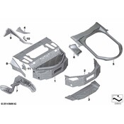 BMW Rear Body Reinforcement - Genuine BMW 41007370342