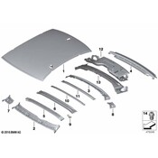 BMW Roof Bow - Genuine BMW 41007437618