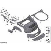 BMW Quarter Panel Gutter - Genuine BMW 41007455634