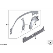 BMW Body B-Pillar - Genuine BMW 41007460433